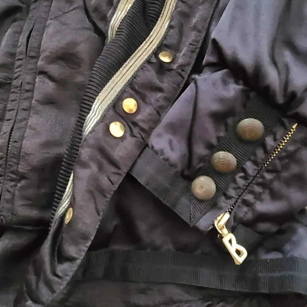 BOGNER Vintage Ski Layerlite Jacket Black And Gold USA Women's Size L/XL* - Picture 5 of 12